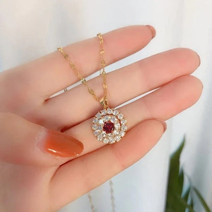 Crystal Pendant Necklace