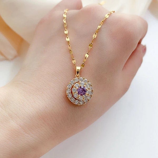 Crystal Pendant Necklace