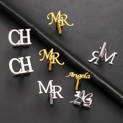 Custom Initial Cufflinks