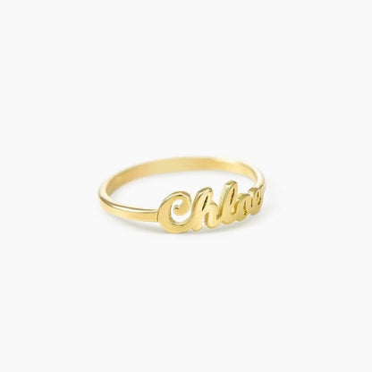 Personalized Name Ring – Custom Stackable Rings for Women