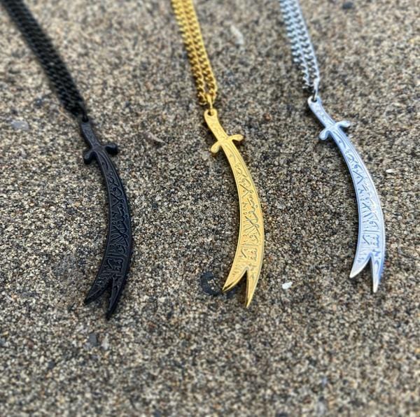 Islamic Sword Pendant Necklace